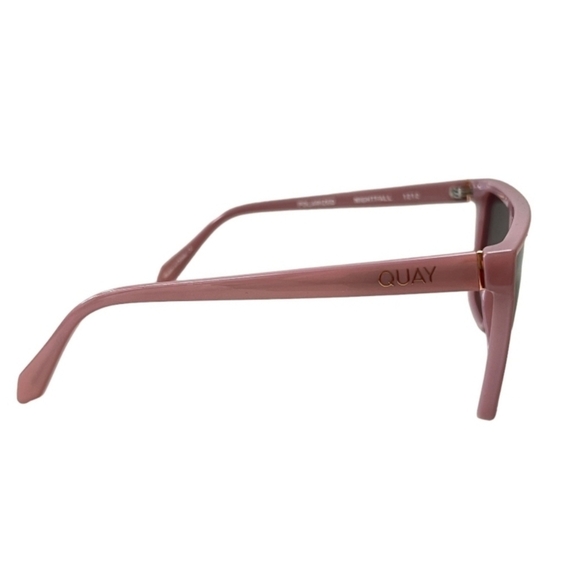 New Quay Australia NIGHTFALL Oversized Polarized Rose-Tinted Sunglasses main image 7